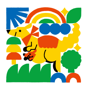 カンガルー　イラスト