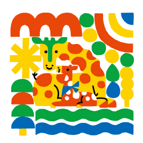 キリン　イラスト