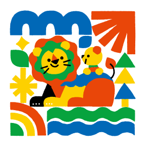 ライオン　イラスト